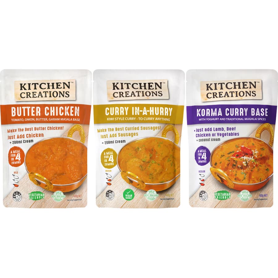 Kitchen Creations Recipe Base Curry In A Hurry Sachet 400g