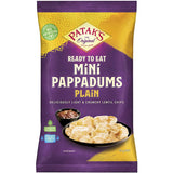 Pataks Pappadums Plain Mini Packet 75g