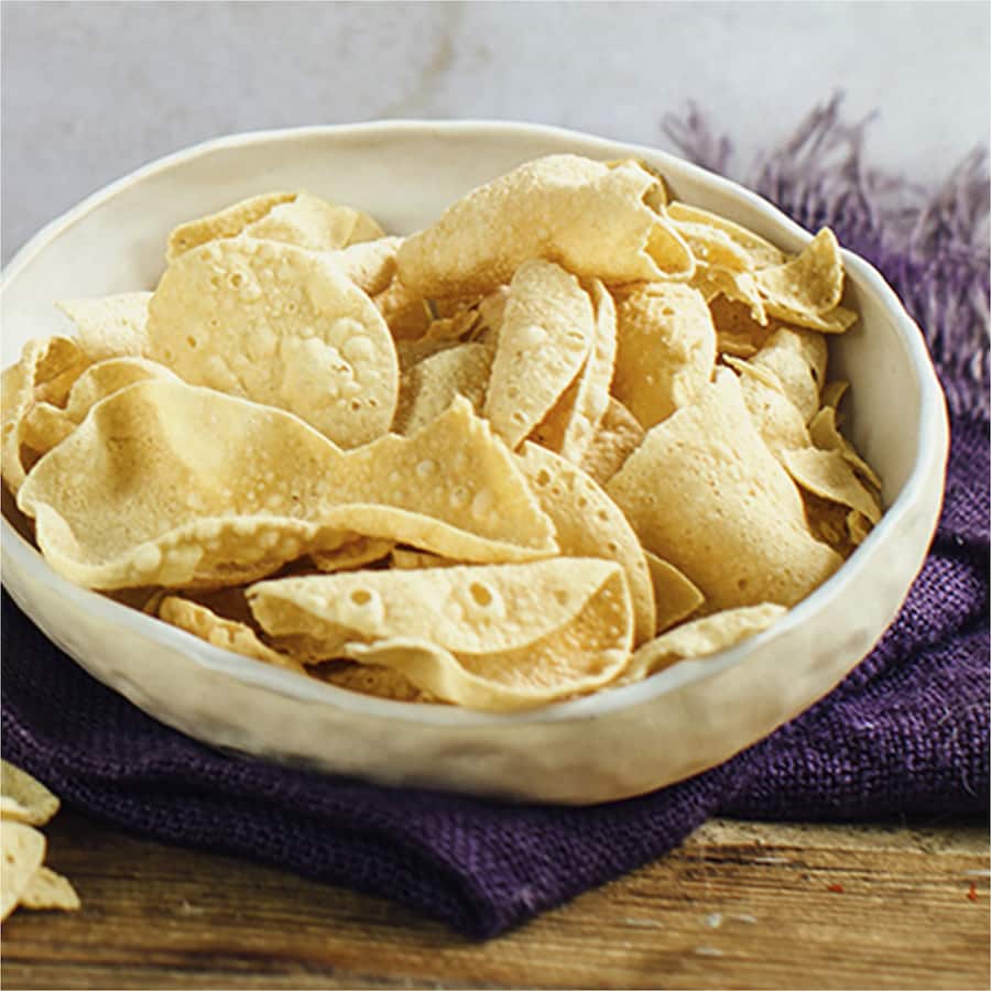 Pataks Pappadums Plain Mini Packet 75g