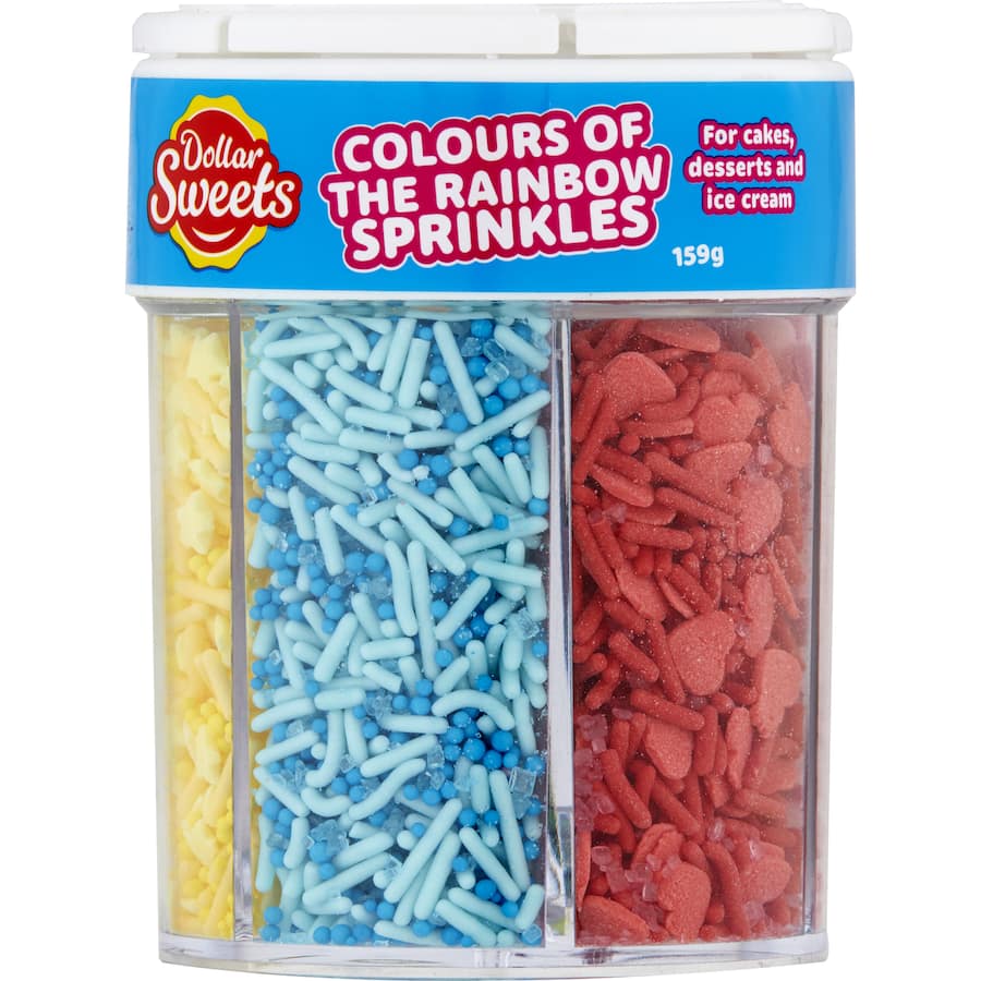 Dollar Sweets Sprinkles Color Of The Rainbow 159g
