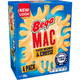 Kraft Easy Mac Pasta Meal Macaroni Cheese 4 pack 280g