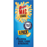 Kraft Easy Mac Pasta Meal Macaroni Cheese 4 pack 280g