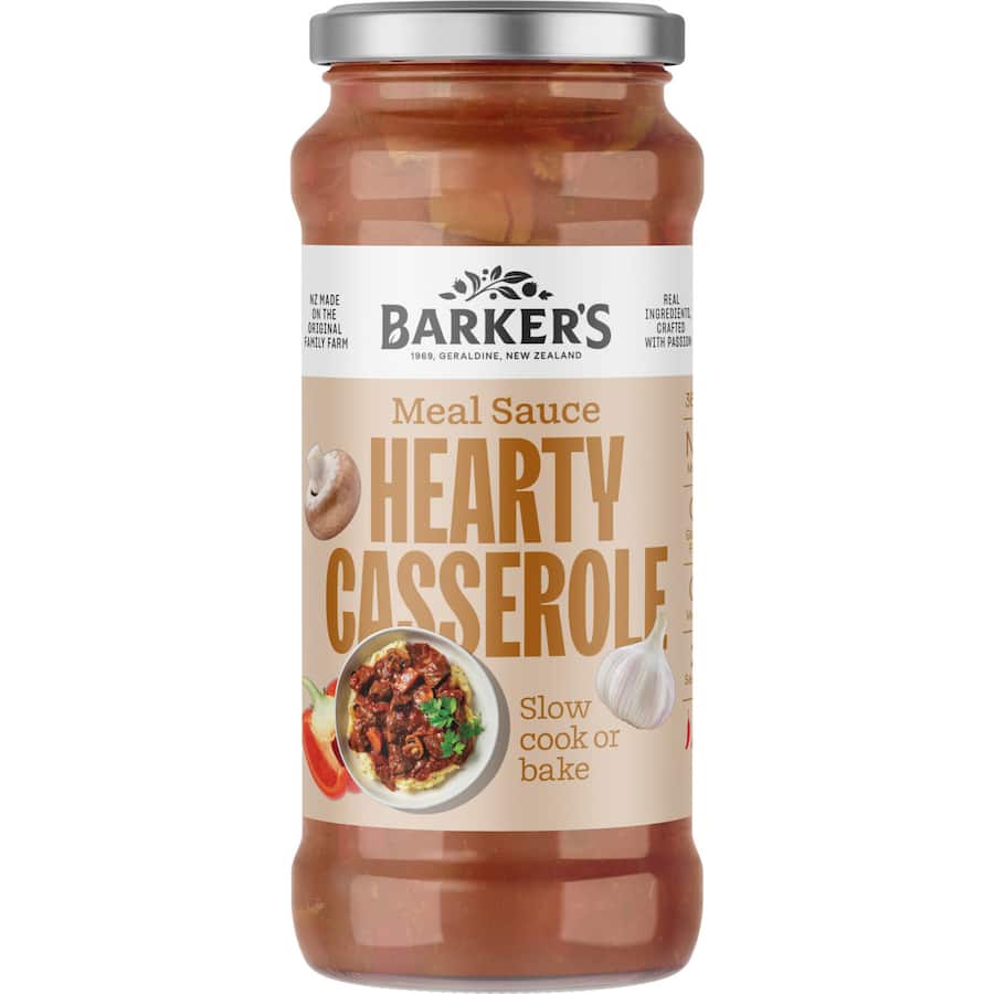 Barkers Meal Sauce Hearty Casserole Jar 365g