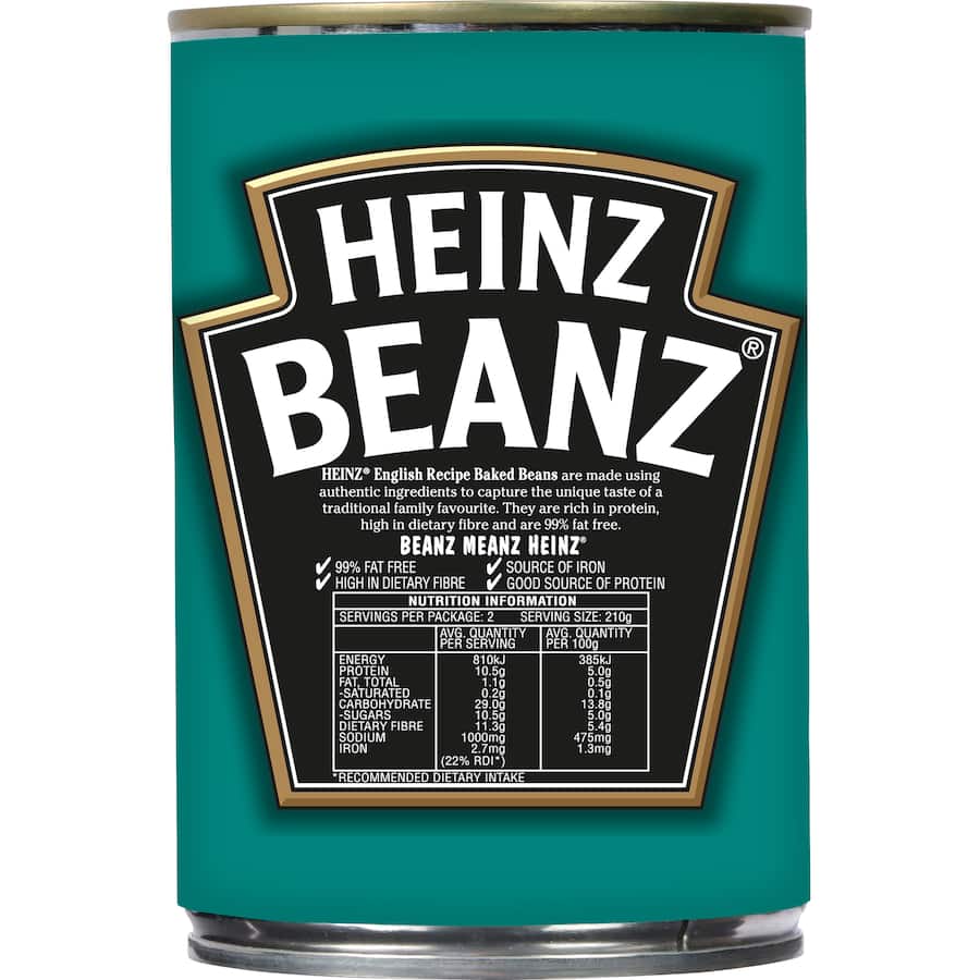 Heinz Baked Beans English Recipe Can 420g