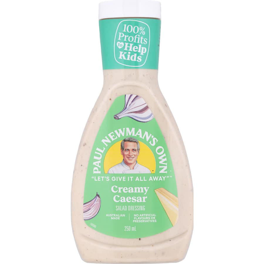 Paul Newmans Own Salad Dressing Creamy Caesar 250mL