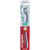 Colgate 360 Whole Mouth Clean Toothbrush Medium Bristles 1pack