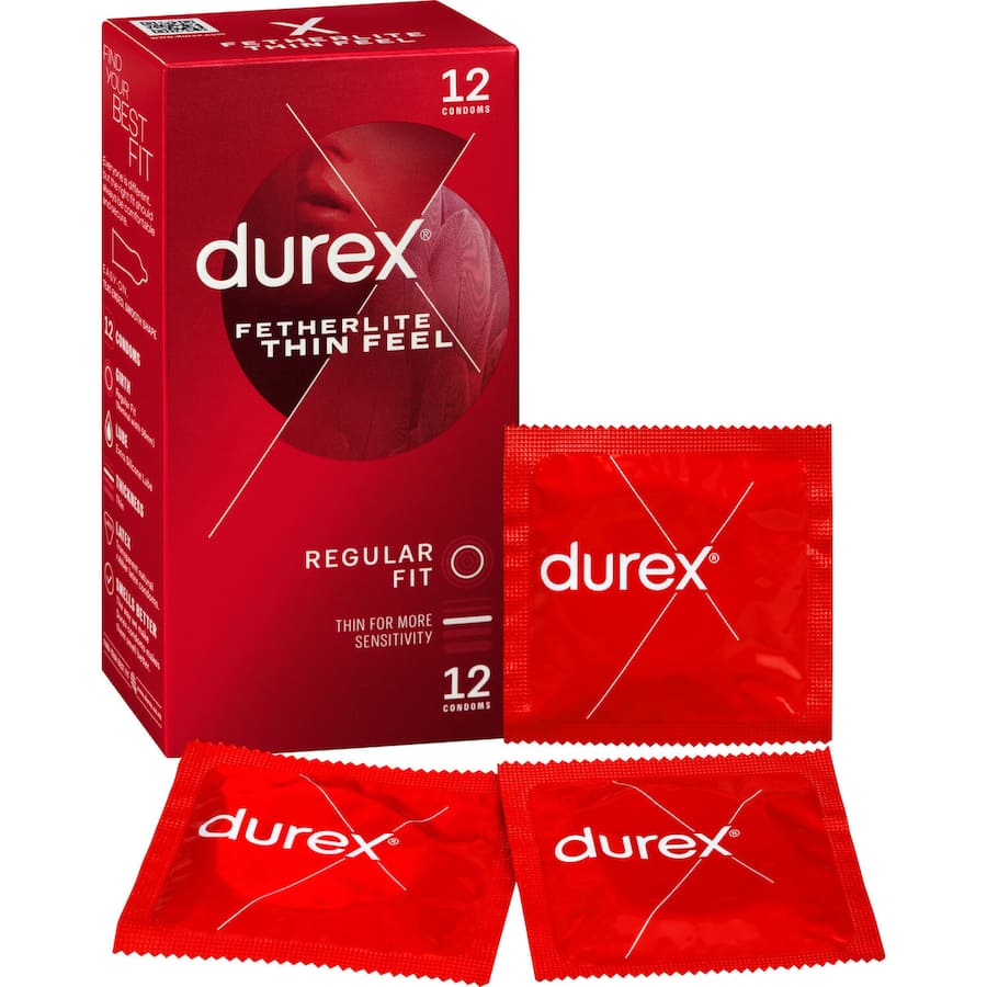 Durex Condoms Fetherlite Thin Feel 12pack