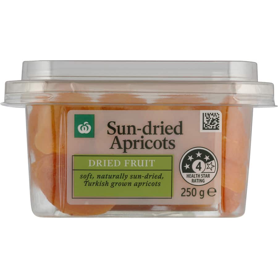 Woolworths Sun Dried Apricots  250g