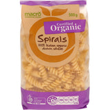 Macro Organic Pasta Spirals 500g