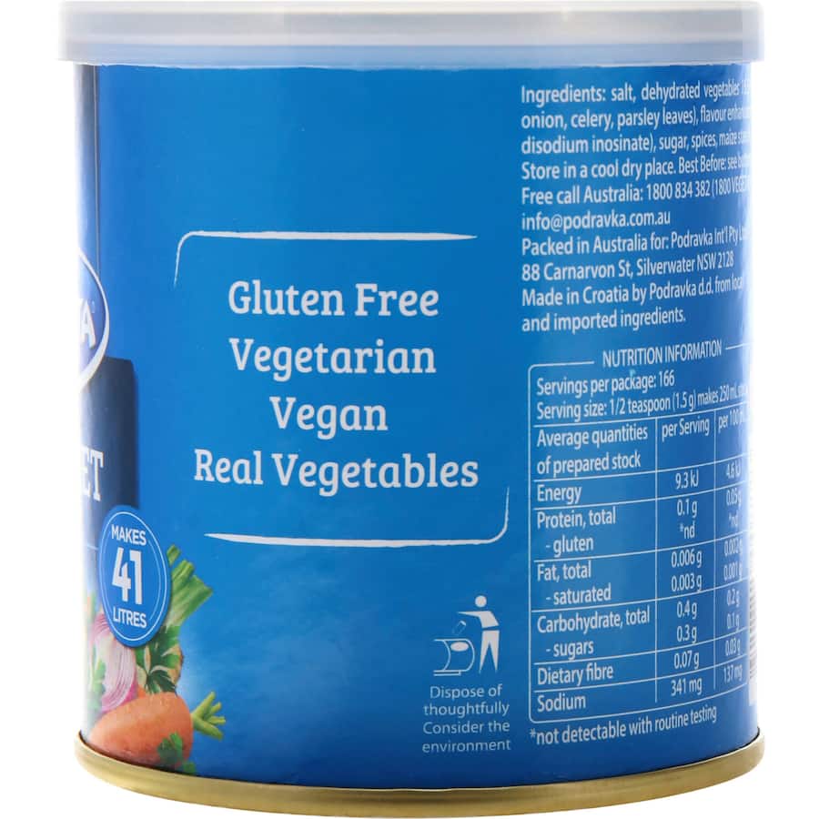 Vegeta Vegetable Stock Gourmet Powder Cannister 250g