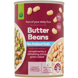 Woolworths Beans Butter Can 420g