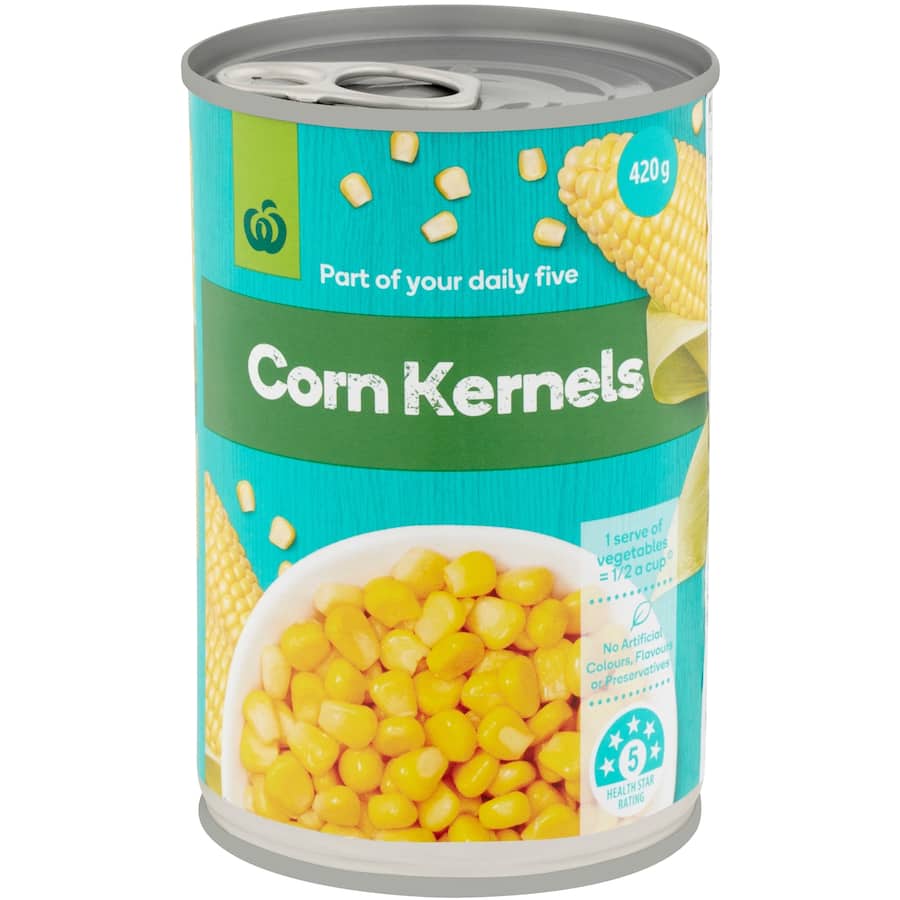Woolworths Corn Sweet Kernels Can 420g