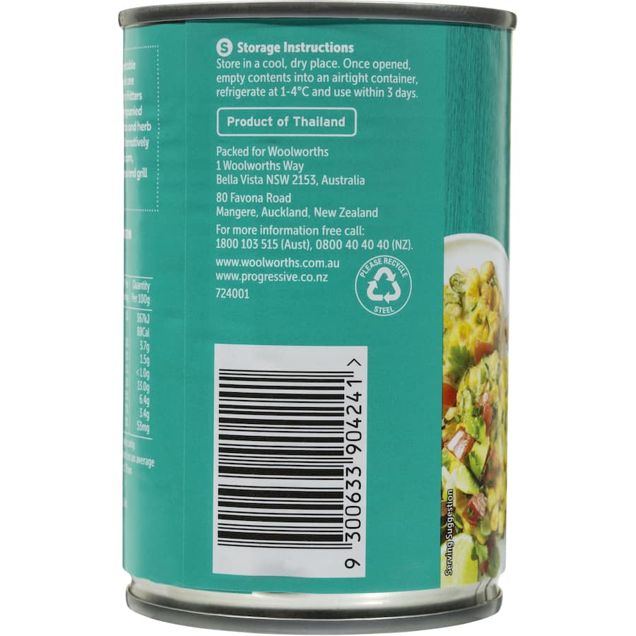 Woolworths Corn Sweet Kernels Can 420g