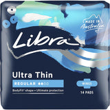 Libra Ultra Thin Pads Regular With Wings 14pack