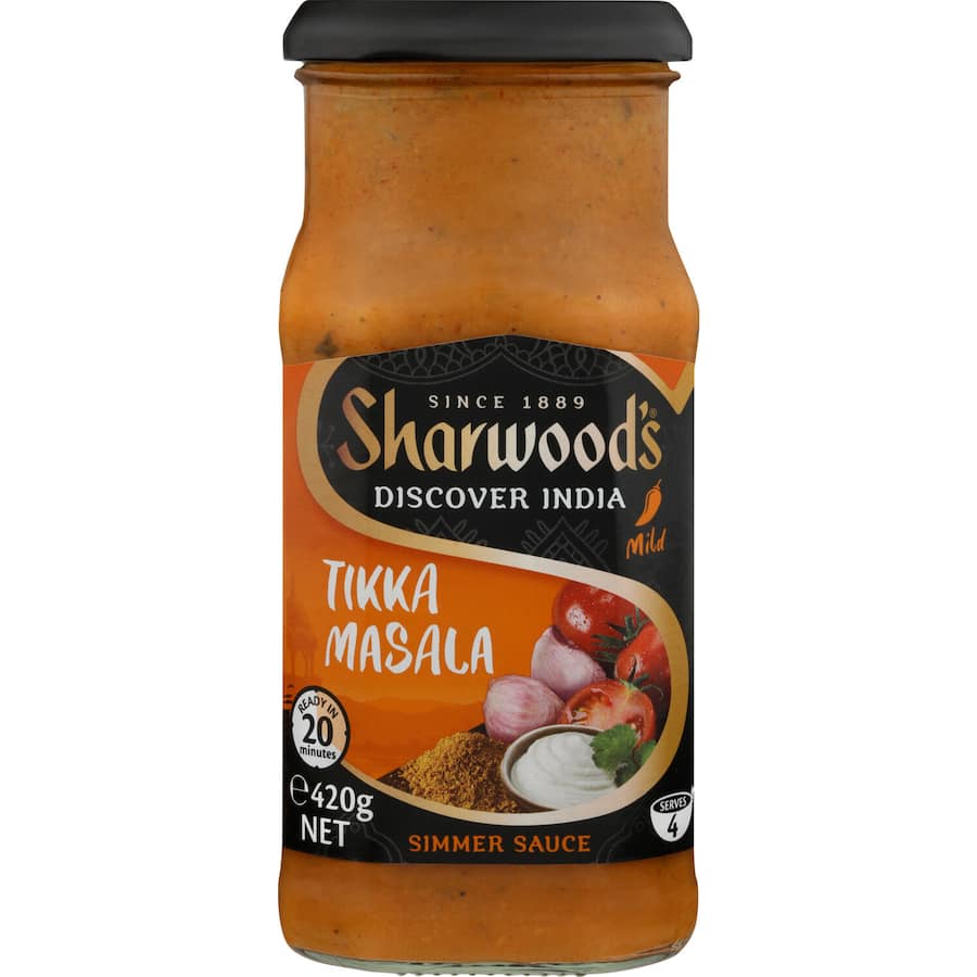 Sharwoods Recipe Base Tikka Masala Mild Jar 420g