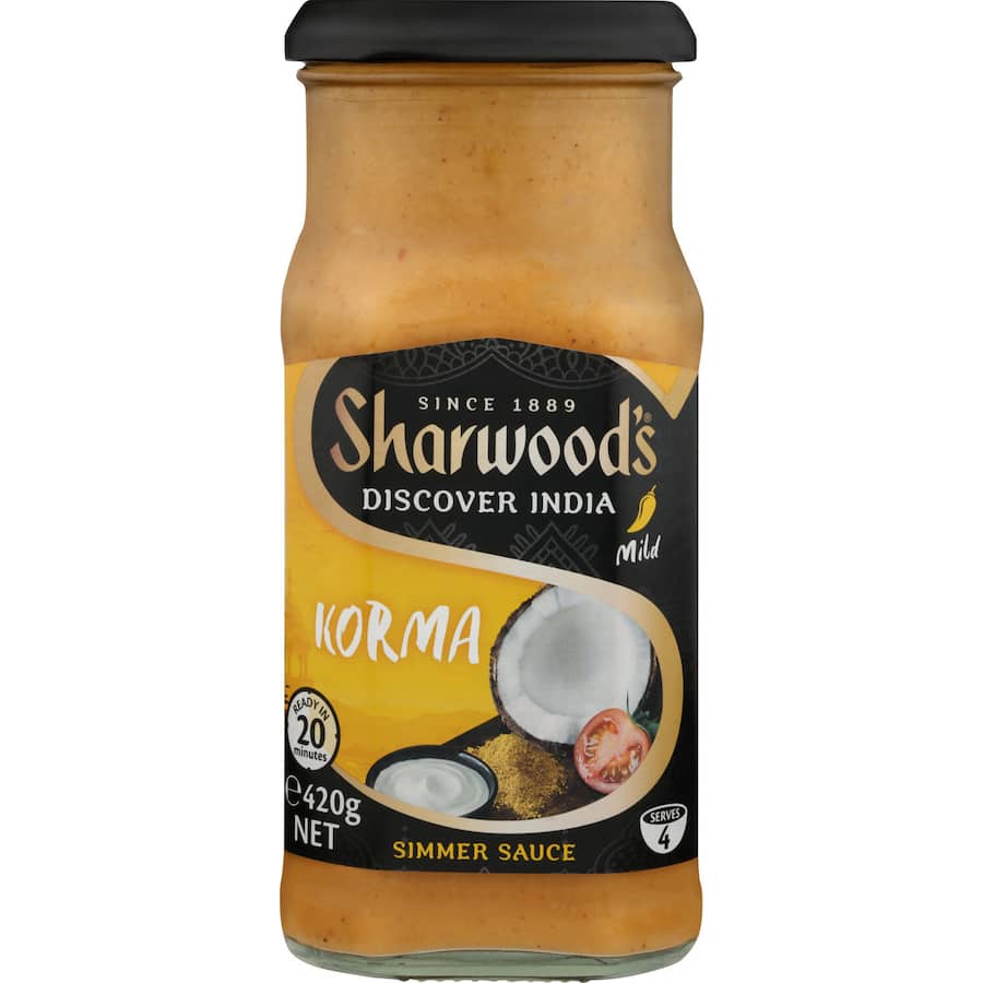 Sharwoods Recipe Base Korma Mild Jar 420g