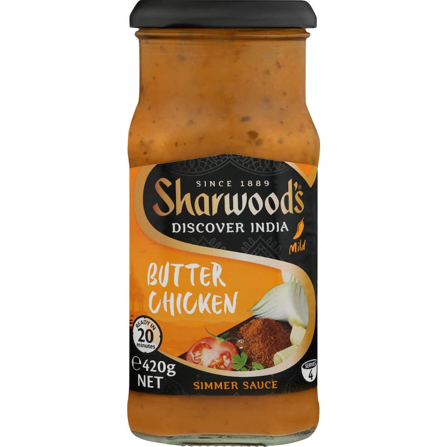 Sharwoods Recipe Base Butter Chicken Mild Jar 420g