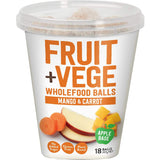 Tasti Fruit + Vege Wholefood Snack Balls Mango & Carrot 207g