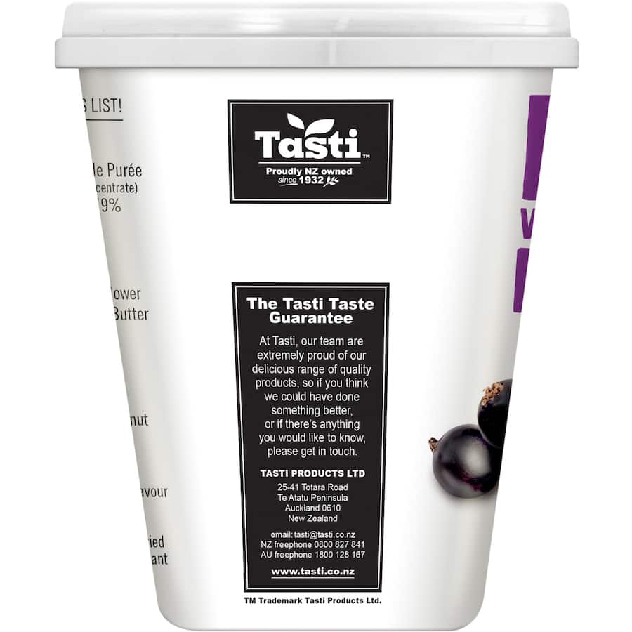 Tasti Fruit Balls Black Currant 207g