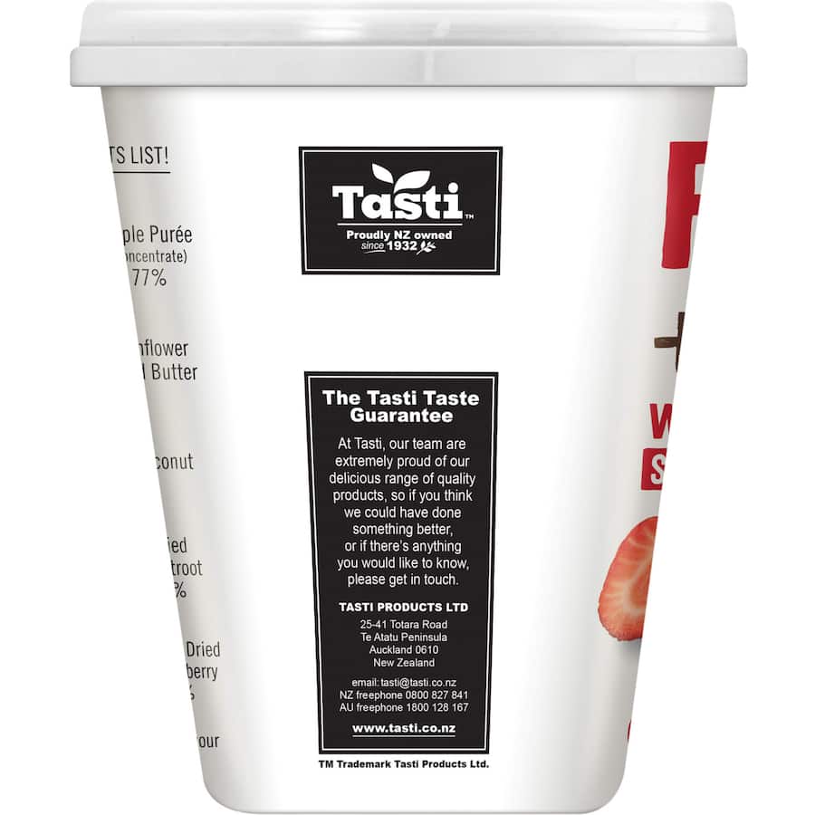 Tasti Fruit + Vege Wholefood Snack Balls Strawberry & Beetroot 207g