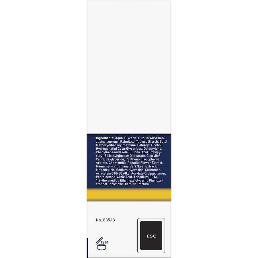 Nivea For Men Facial Moisturiser Sensitive Spf 15 75mL
