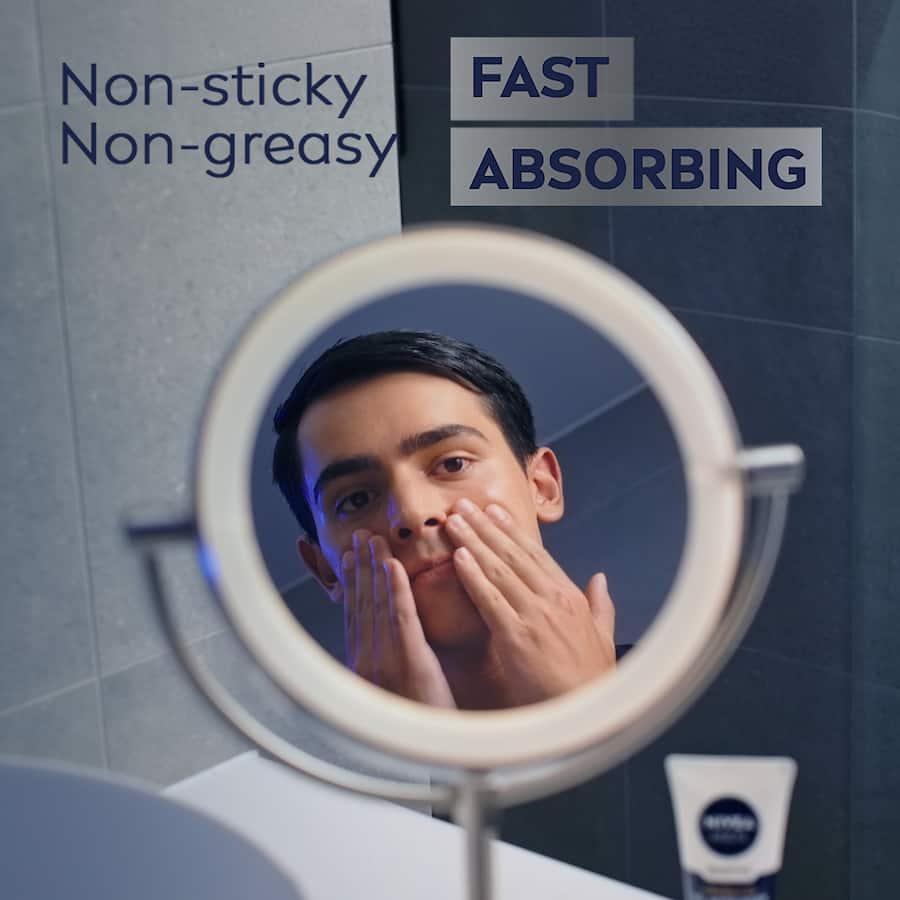 Nivea For Men Facial Moisturiser Sensitive Spf 15 75mL
