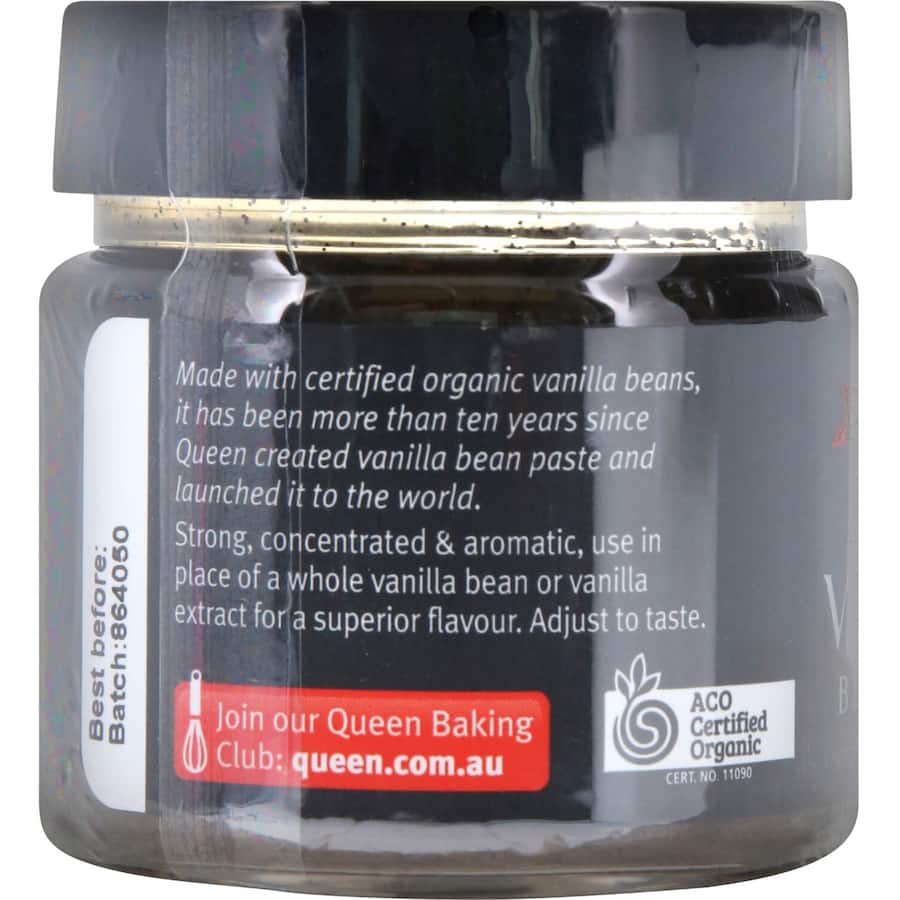 Queen Vanilla Bean Paste Organic 65g