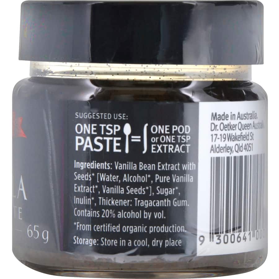 Queen Vanilla Bean Paste Organic 65g