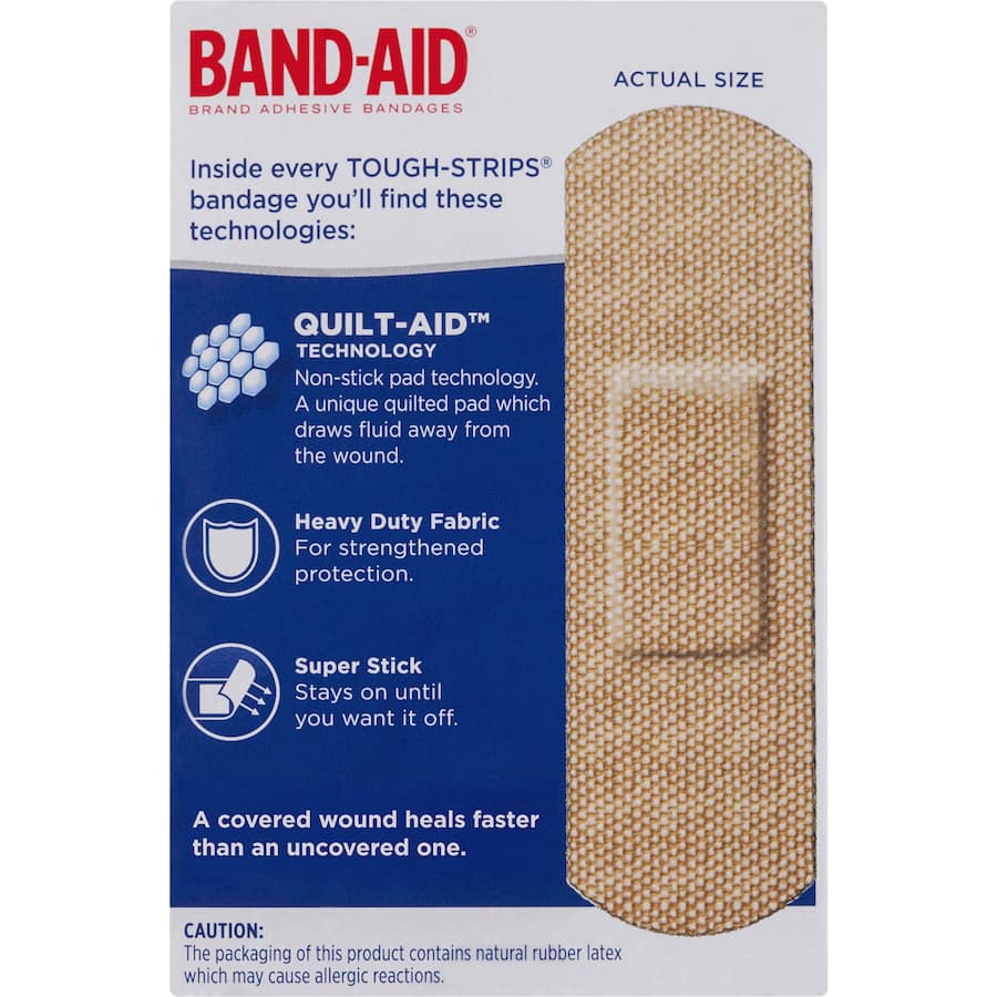 Band Aid Plasters Tough Strips Regular 20pack