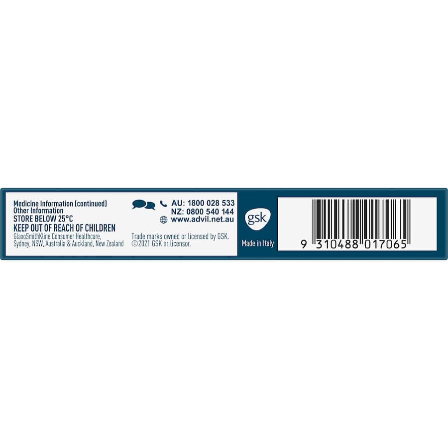 Advil Ibuprofen Pain & Fever Relief Tablets 200mg 24pack