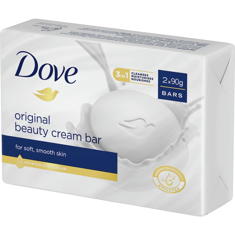 Dove Soap Bar Regular 2x90g