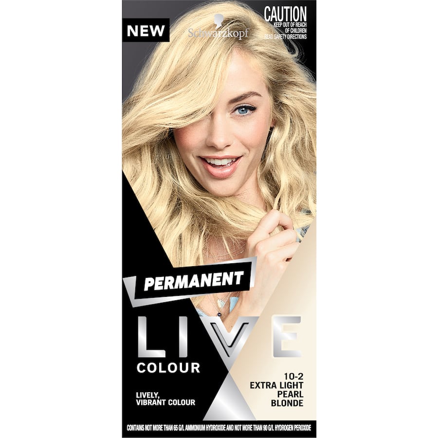 Schwarzkopf Live Colour Permanent Hair Colour Extra Light Pearl Blonde 1pack