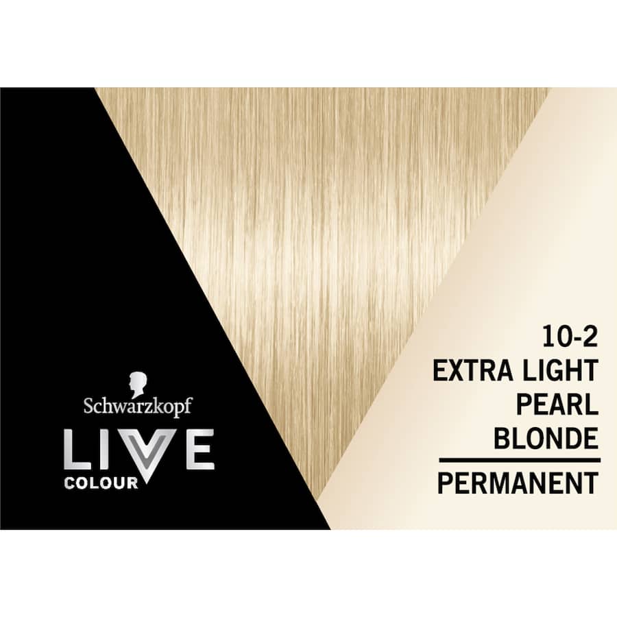 Schwarzkopf Live Colour Permanent Hair Colour Extra Light Pearl Blonde 1pack