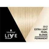 Schwarzkopf Live Colour Permanent Hair Colour Extra Light Pearl Blonde 1pack