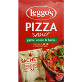 Leggo's Pizza Sauce Garlic, Onions & Herbs 4pk sachets 4 x 50g