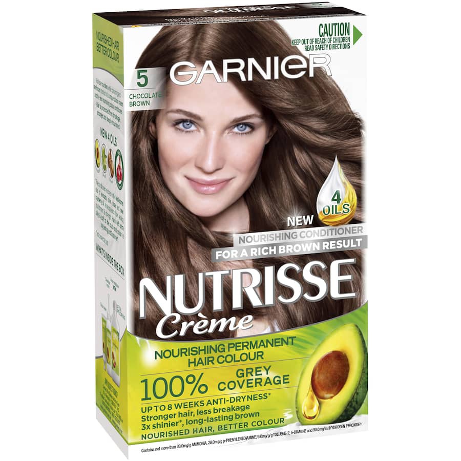 Garnier Nutrisse Hair Colour Chocolate Brown 5.0 1pack