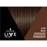 Schwarzkopf Live Colour Permanent Hair Colour Rich Chocolate 1pack