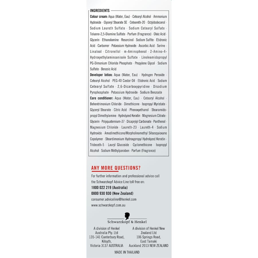 Schwarzkopf Live Colour Permanent Hair Colour Medium Ash Blonde 1pack