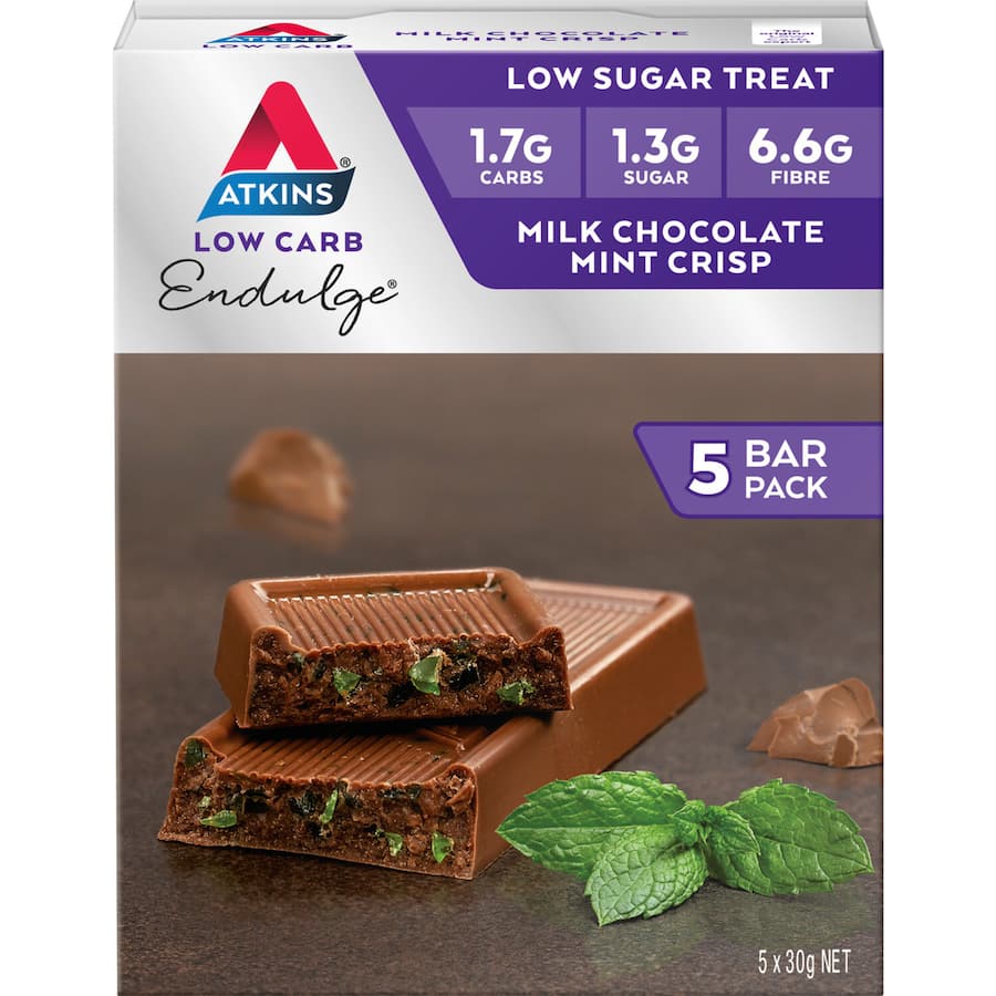 Atkins Endulge Protein Bar Choc Mint 5pack
