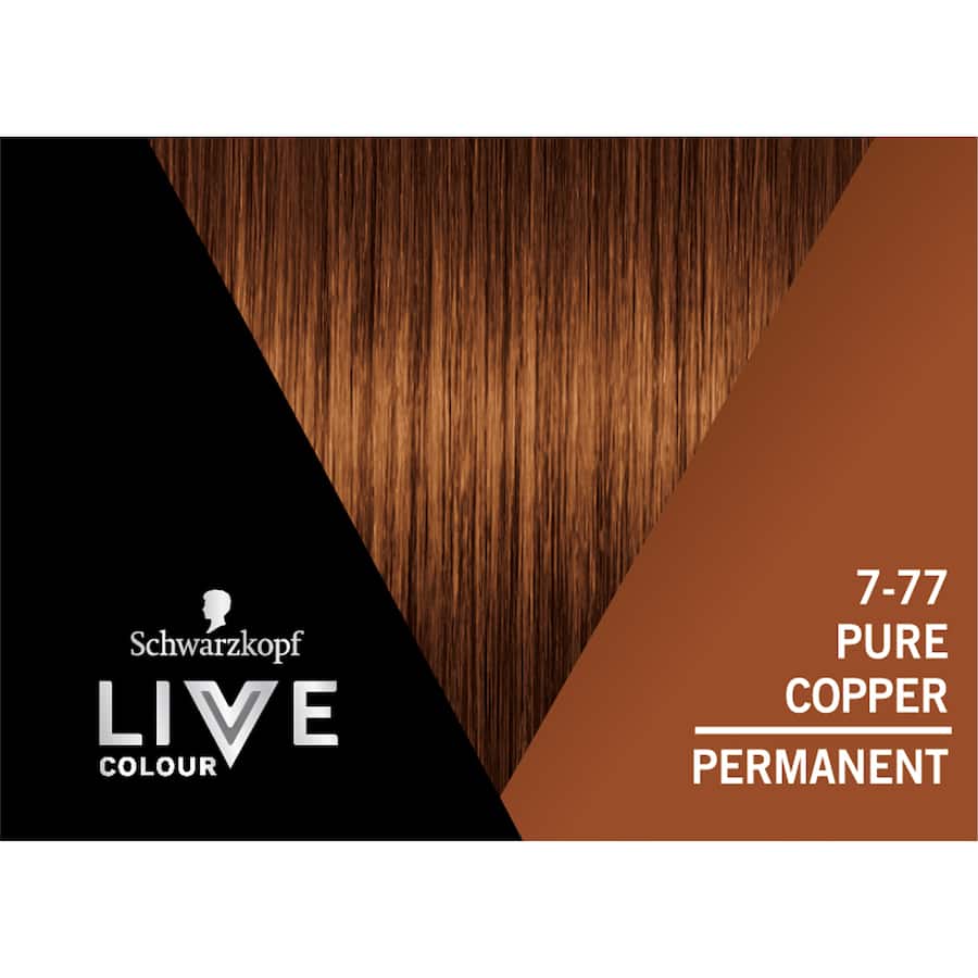 Schwarzkopf Live Colour Permanent Hair Colour Pure Copper 1pack