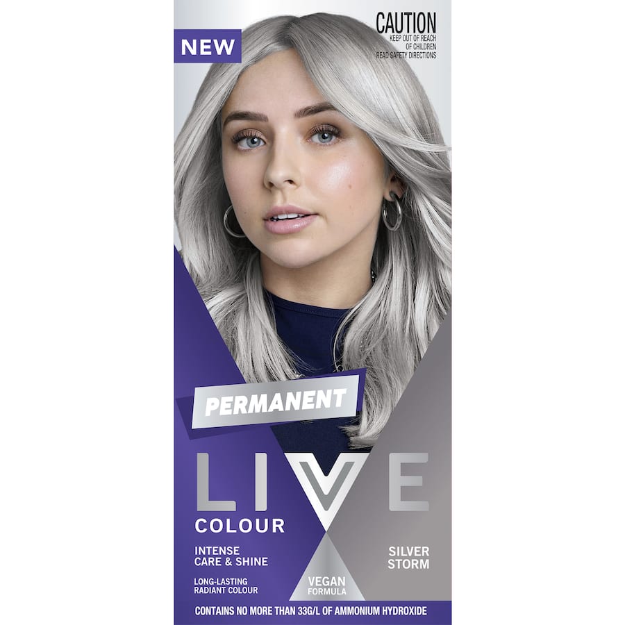 Schwarzkopf Live Colour Permanent Hair Colour Silver