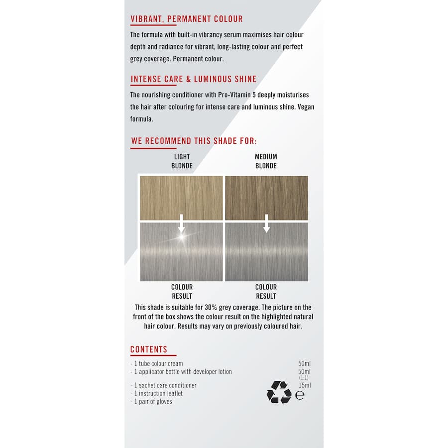 Schwarzkopf Live Colour Permanent Hair Colour Silver