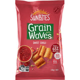 Sunbite Grain Waves Wholegrain Chips Sweet Chilli 140g