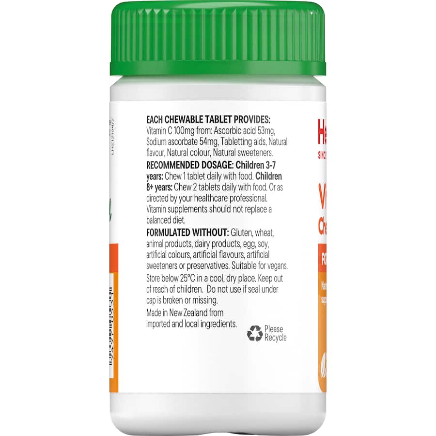 Healtheries Kidscare Vitamin C Tablets 70pack