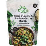 Only Organic Prepared Meal Nourishing Bowl Spring Greens & Grains Risotto 300g