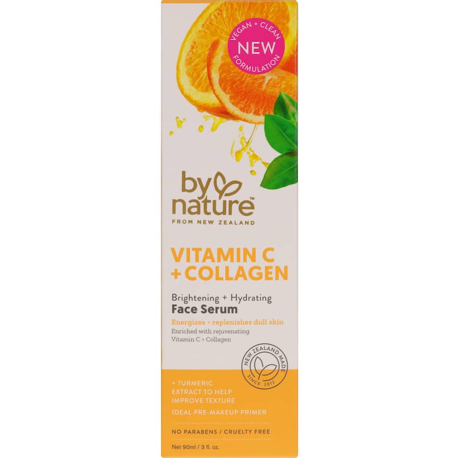 By Nature Face Serum Vitamin C & Collagen 90mL