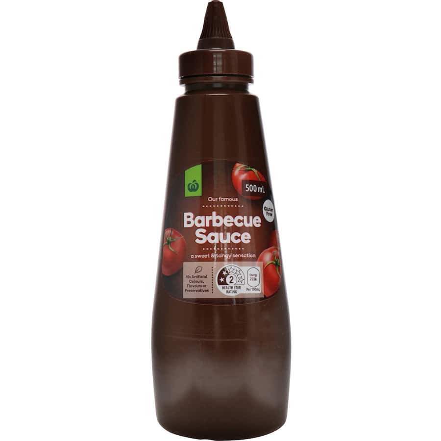 Woolworths Bbq Sauce Squeeze 500mL