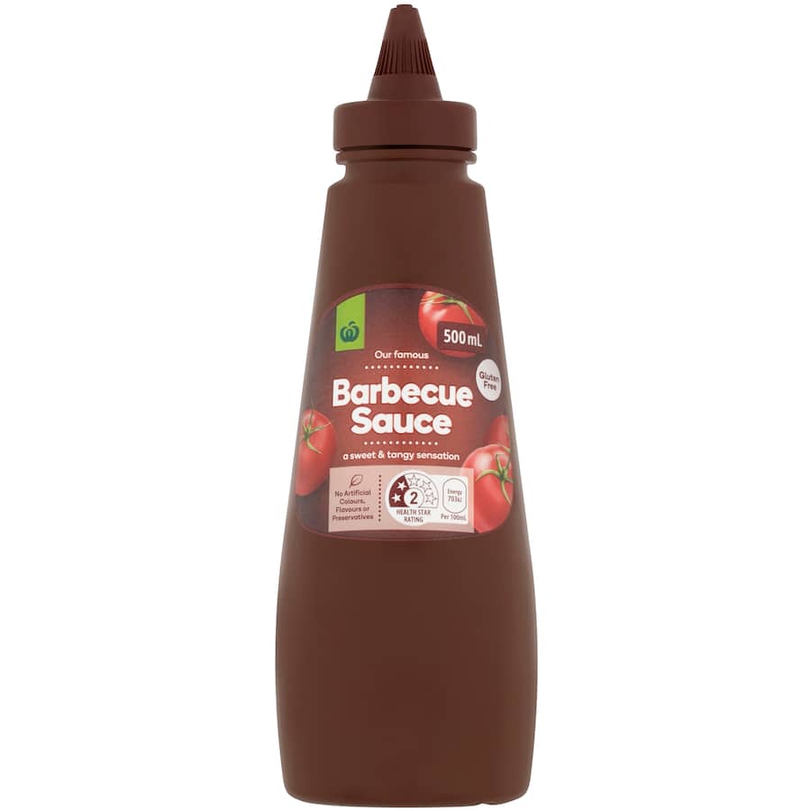 Woolworths Bbq Sauce Squeeze 500mL