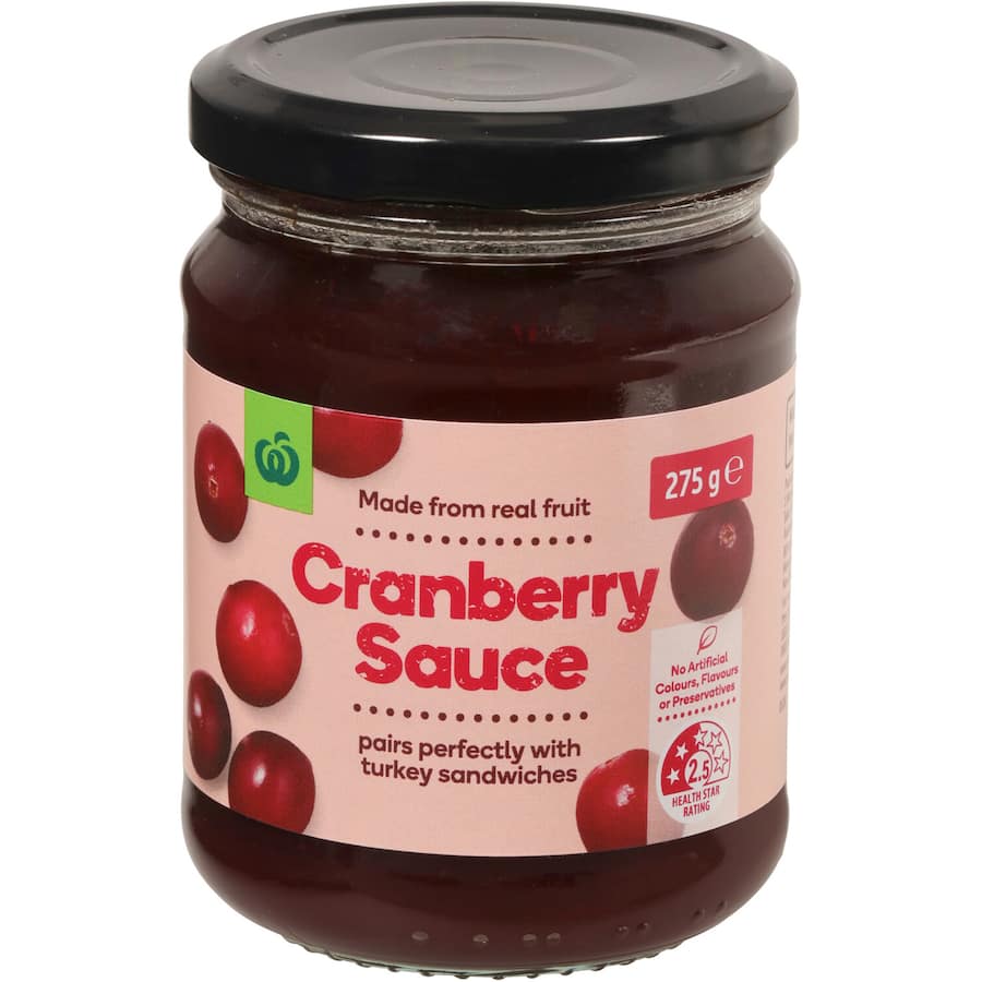 Woolworths Cranberry Sauce  275g
