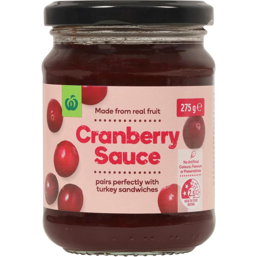 Woolworths Cranberry Sauce  275g